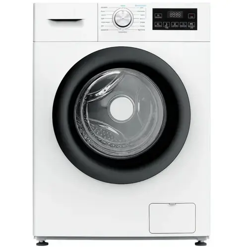 Masina de spalat rufe frontala slim Daewoo DWD-MV1011-5, 6 kg, 1200 rpm, Clasa A, adancime 44.5 cm, motor inverter, Time Delay, Eco Wash, Quick Wash, Drum Clean, Child Lock (Alb)