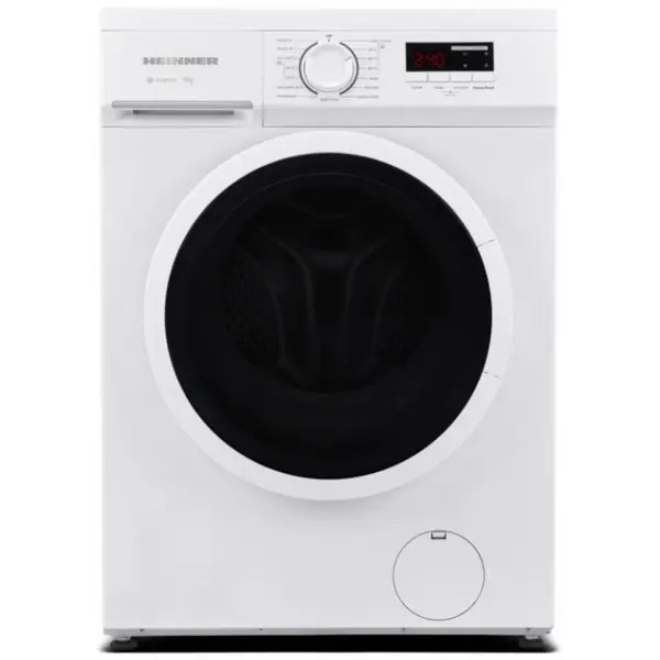 Masina de spalat rufe Heinner HWM-M9014SMA+++, 1400 RPM, 9 kg, Clasa A, Slim,15 programe, Blocare acces copii, Alb