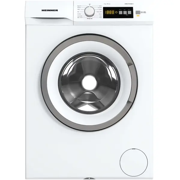 Masina de spalat rufe Heinner HWM-VT1610KD++, 1000 RPM, 6 kg, 15 programe, Alb, Clasa D