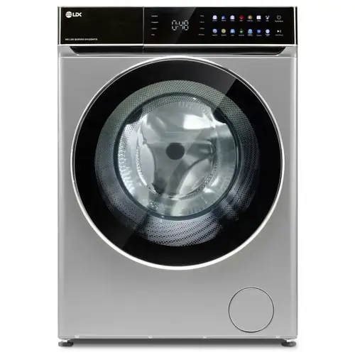 Masina de spalat rufe LDK Queen3 814DDMTS, Clasa A, Capacitate 8 Kg, 1400 rpm, 14 programe, Control Touch, Steam, Super Spa, My Cycle, Amanare pornire, Prespalare, Intensiv, Motor Inverter (Argintiu)