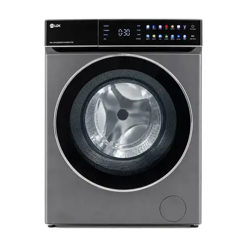 Masina de spalat rufe LDK Queen3 814DDMTSS, Clasa A, Capacitate 8 Kg, 1400 rpm, 14 programe, Control Touch, Steam, Super Spa, My Cycle, Amanare pornire, Prespalare, Intensiv, Motor Inverter Direct Drive (Argintiu)