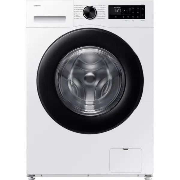 Masina de spalat rufe Samsung WW10FG5U34AELE, 10 kg, 1400 RPM, Clasa A, Eco Bubble, Siguranta copii, Smart Things, Hygiene Steam, Drum Clean+, Motor Digital Inverter, Alb