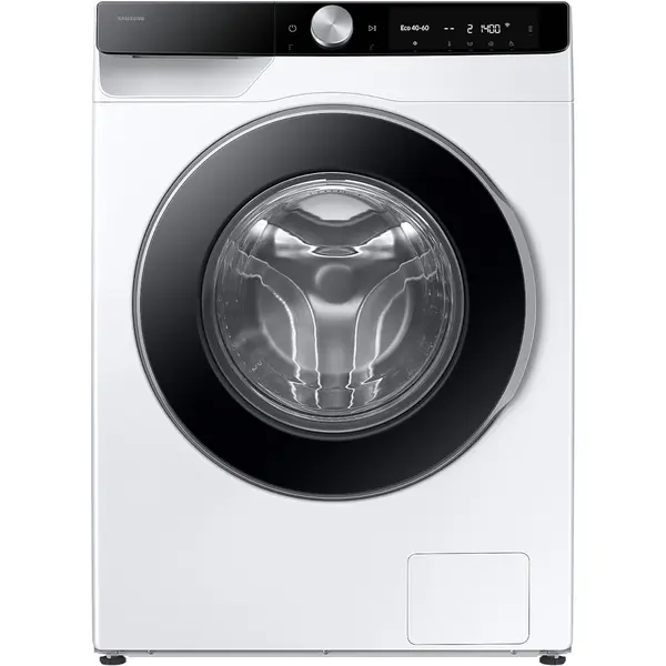 Masina de spalat rufe Samsung WW90DG6U25LKU4, 1400 RPM, 9 kg, Smart Things, AI Control, Alb, Clasa A, AI Ecobubble, Digital Inverter