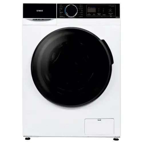 Masina de spalat rufe Samus WSADI-9143, 9 kg, Clasa A, 1400 rpm, 15 programe, Afisaj electronic, Motor inverter, Auto-echilibrare tambur (Alb)