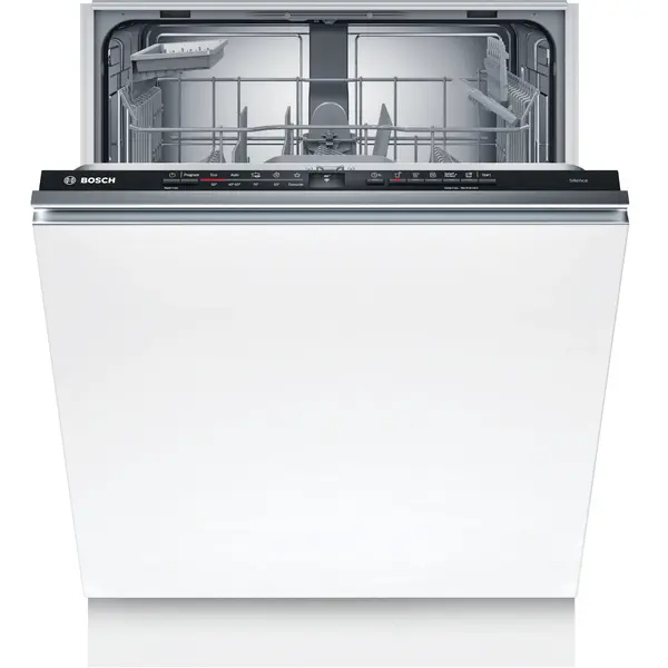 Masina de spalat vase incorporabila Bosch SMV2HTX06E, 13 seturi, 5 programe, Clasa C, Sistem AquaStop, EcoSilence Drive, DosageAssist