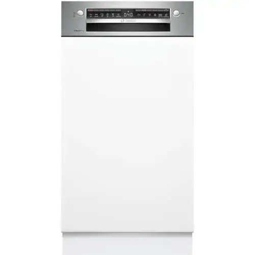 Masina de spalat vase incorporabila Bosch SPI4HMS13E, 10 seturi, 6 programe, Clasa D, Home Connect, DosageAssist, Vario Flex, Siguranta copii (Inox)