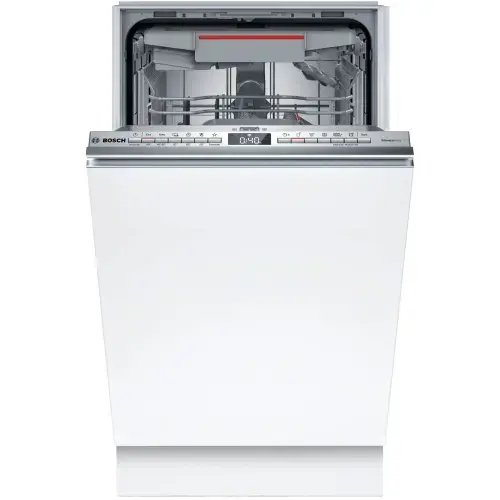 Masina de spalat vase incorporabila Bosch SPV4HMX49E, 10 seturi, 6 programe, Clasa E, Home Connect, 45 cm (Alb)