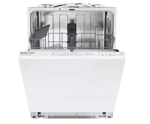 Masina de spalat vase incorporabila Candy CI 3E7L0W2, 13 seturi, 5 programe, Motor Inverter, Wi-Fi, Clasa E (Alb)
