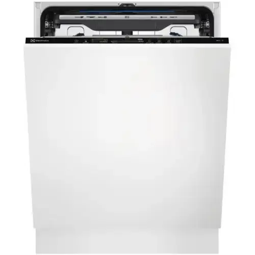 Masina de spalat vase incorporabila Electrolux EEG88700W, 14 seturi, 8 programe, AirDry, QuickSelect, Wi-Fi, Motor Inverter, SatelliteCleann, Clasa A, 60 cm (Negru/Inox)