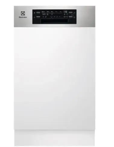 Masina de spalat vase incorporabila Electrolux EES42210IX, 9 seturi, 8 programe, Clasa E (Alb)