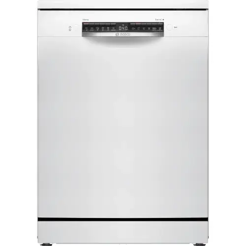 Masina de spalat vase independenta BOSCH SMS4HVW14E, 14 seturi, 6 programe, Home Connect, ExtraDry, Hygiene Plus, EcoSilence Drive, DosageAssist, Clasa C, 60 cm (Alb)