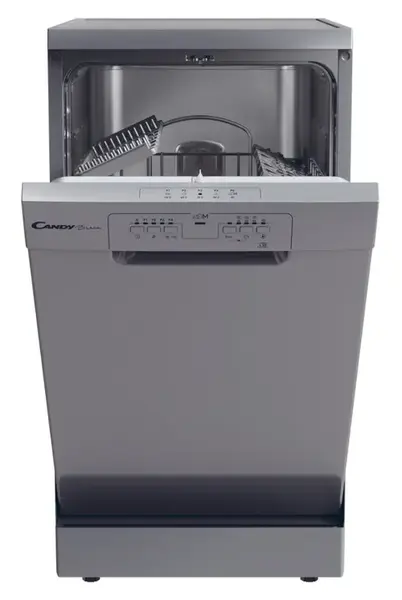 Masina de spalat vase independenta CANDY CDPH 2L1049S, 10 seturi, 5 programe, 45 cm, Clasa E (Argintiu)