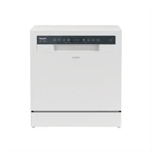 Masina de spalat vase independenta Candy Rapido' CP 8F9FFW, 8 seturi, 8 programe, Wi-Fi, Express, Clasa F (Alb)