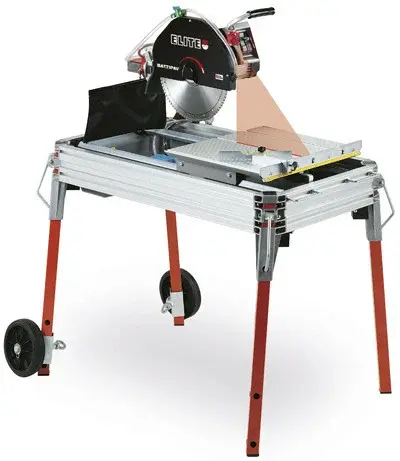 Masina de taiat materiale de constructii 80cm, 2.2kW, ELITE 80S cu laser si roti - Battipav-9001