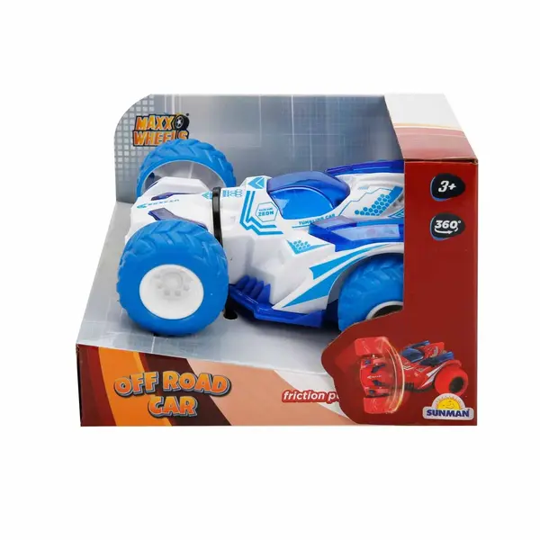 Masina de teren cu rotatie 360 grade, Maxx Wheels, Albastru