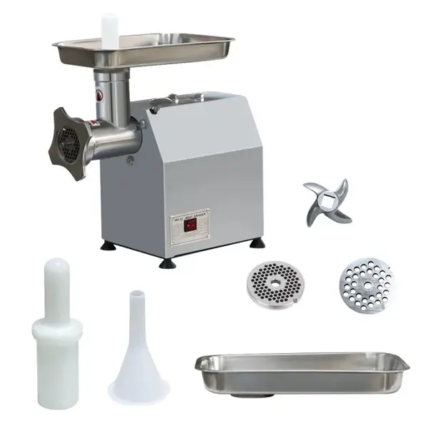 Masina de tocat carne, electrica, MK-22, 4500W, Inox, 2 site incluse, accesoriu carnati