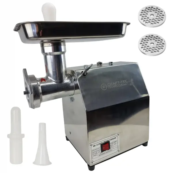 Masina de tocat carne, profesionala, Craft-Tec MK-12, 4000W, 250Kg h, Inox