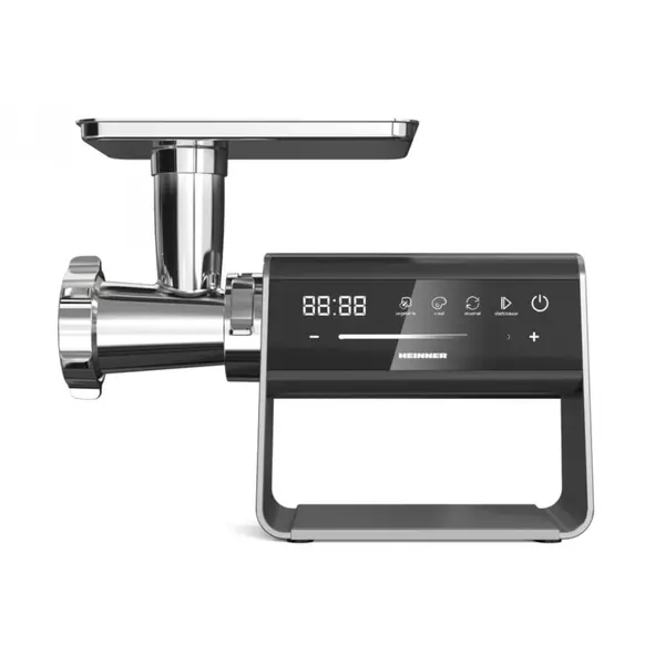 Masina de tocat Heinner ExquisiteForce HMG-DIS2500, 2500W, control touch, 2.5kg/min, accesoriu rosii, kibbe si carnati