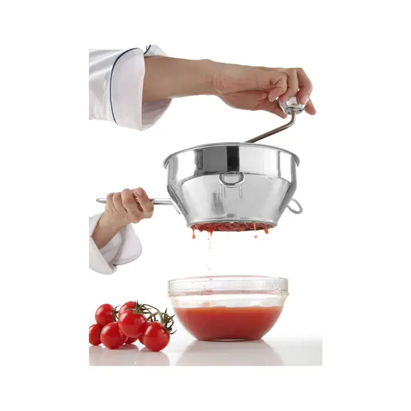 Masina de Tocat Rosii Manuala Inox Hendi, 2 Lame 200 mm Incluse