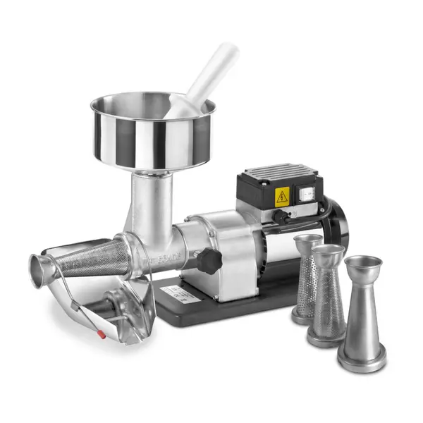 Masina de tocat rosii profesionala cu 4 filtre TRE SPADE ITALIA, EasySqueezy, 450 Kg/h, 300w