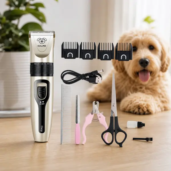 Masina de Tuns Animale Profesionala Fara Fir Reincarcabila USB 5 in 1