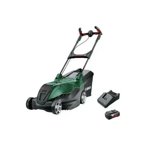 Masina de tuns gazon/iarba cu acumulator Bosch AdvancedRotak 36V-44-750, latime de taiere 44cm, 50l, (Verde/Negru)