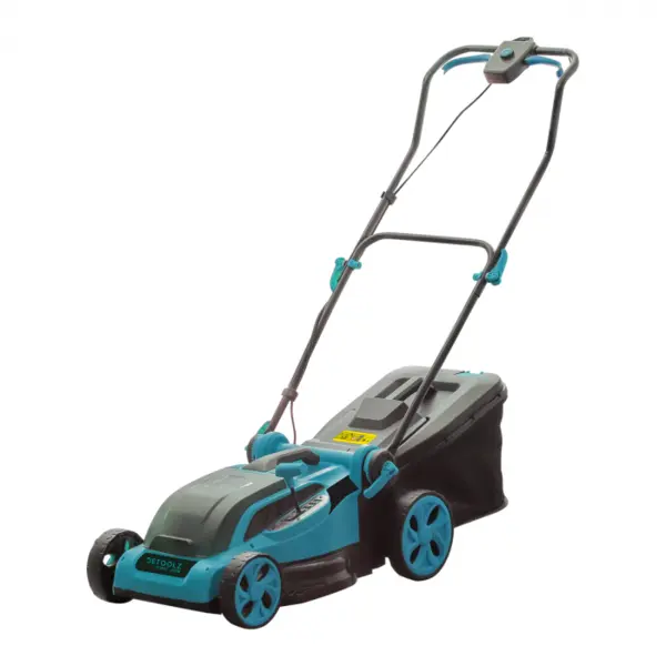 Masina de tuns gazon pe acumulator Detoolz DZSE229, 36V (2x18), 5 Trepte inaltime, Latime taiere 380mm, Capacitate 36L, 3700RPM, fara acumulatori si incarcator