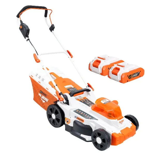 Masina de tuns gazon pe acumulator RURIS RXI3744e Power Alfa UP, 37 cm ,contine 2 acumulatori 2400e X-CHARGE