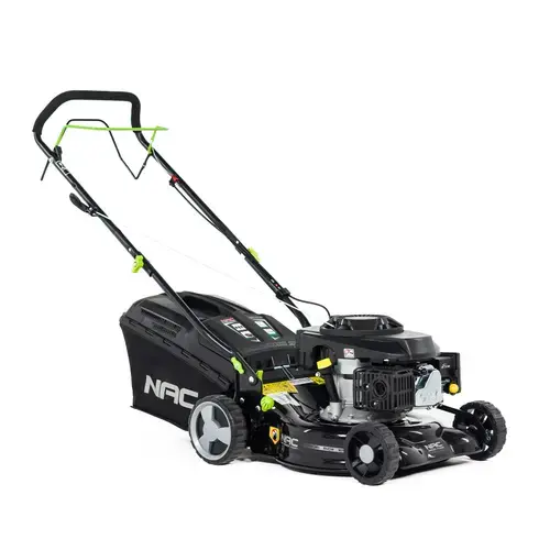 Masina de tuns iarba pe benzina Nac LS42-146-NG, 42 cm, 2600 W (Negru)