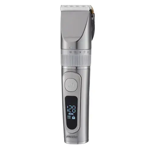 Masina de tuns Mesko MS 2843, USB, 4 accesorii pieptene, IPX6 (Gri)