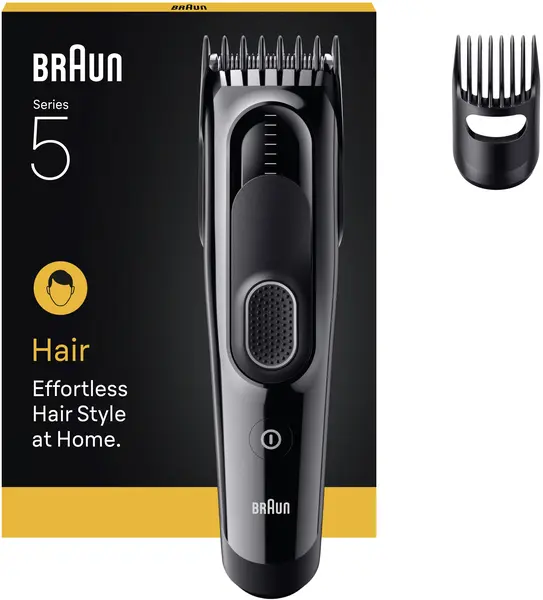 Mașină de tuns părul Braun - HC5510, 3-24 mm, Black