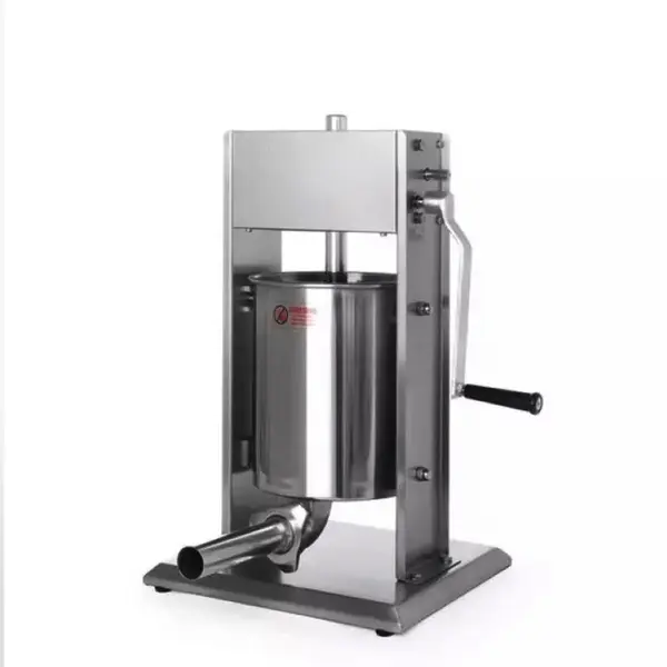Masina de Umplut Carnati Inox Hendi, 3 Kg, 2 Viteze, 4 Palnii