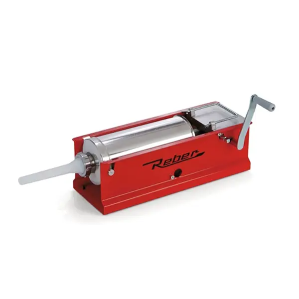 Masina de umplut carnati profesionala, Reber Italia, 8950N, 5 Kg, 2 viteze, 4 palnii