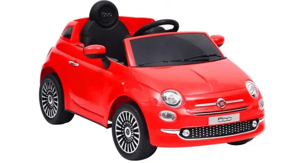 Masina electrica pentru copii Fiat 500, rosu