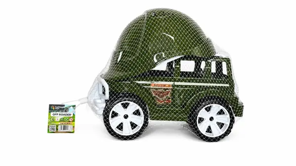 MASINA JEEP OFF ROADER CU CASCA MILITAR 32CM