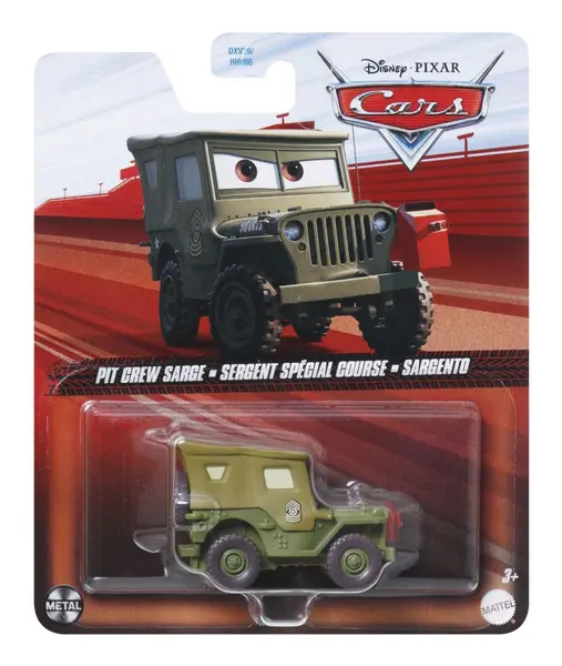 Mașină metalică Disney Pixar Cars - Pit Crew Sarge, 1:55