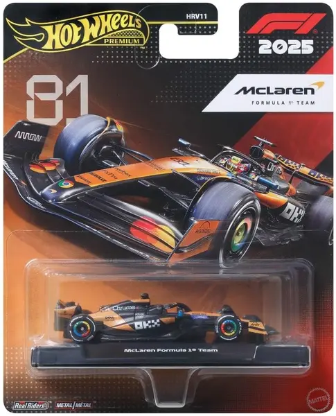 Mașină metalică Hot Wheels - McLaren Formula 1 team, 81, 1:64