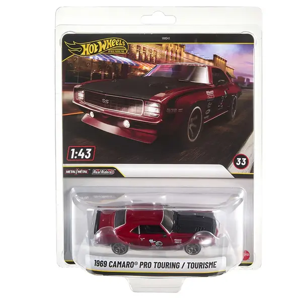Masina metalica, Hot Wheels Premium, 1968 Camaro Pro Touring Tourisme, 1:43, JCN76