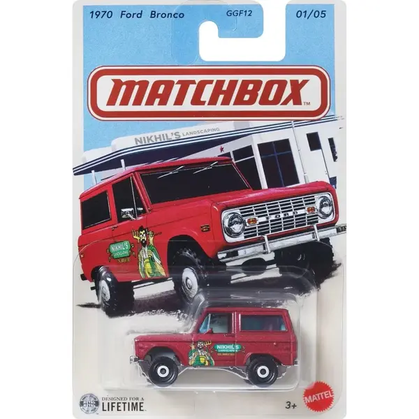 Masina metalica, Matchbox, 1970 Ford Bronco, JRK09