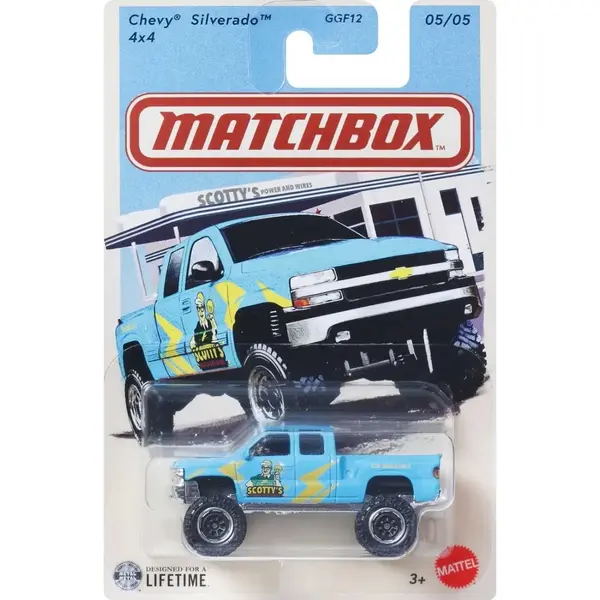 Masina metalica, Matchbox, Chevy Silverado 4X4, JJR49