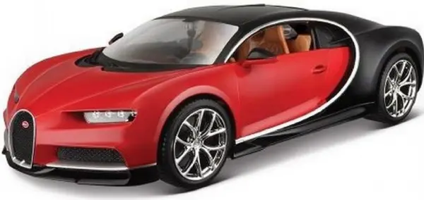 Masina metalica pentru asamblare Maisto - Bugatti Chiron, Scara 1:24, sortiment