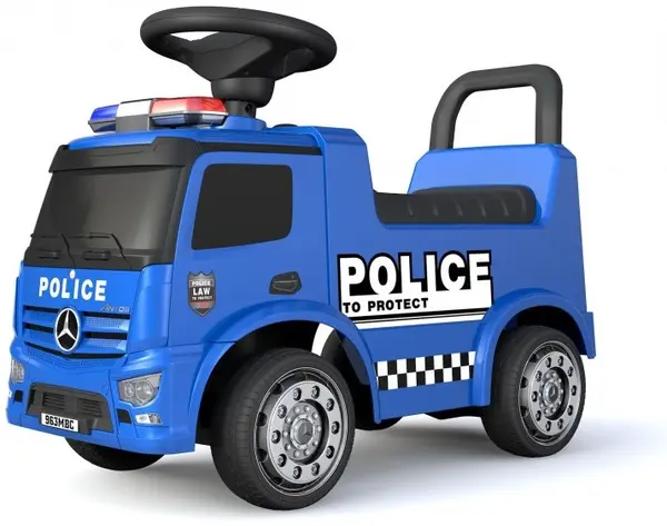 Masina pentru copii Moni Mercedes Benz - Antos Police, albastra