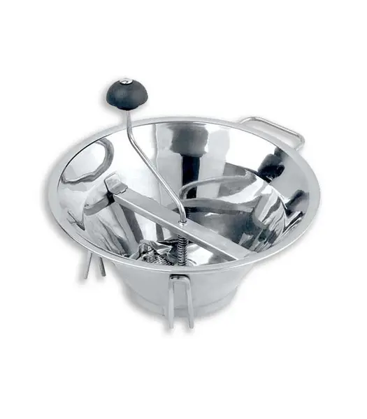 Masina profesionala de pasat rosii, legume si fructe, diametru 33 cm, 3 site interschimbabile, inox