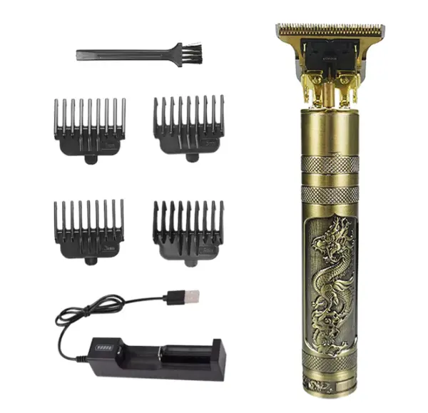 Masina profesionala de tuns barba si contur Andowl Q LF2100 model dragon