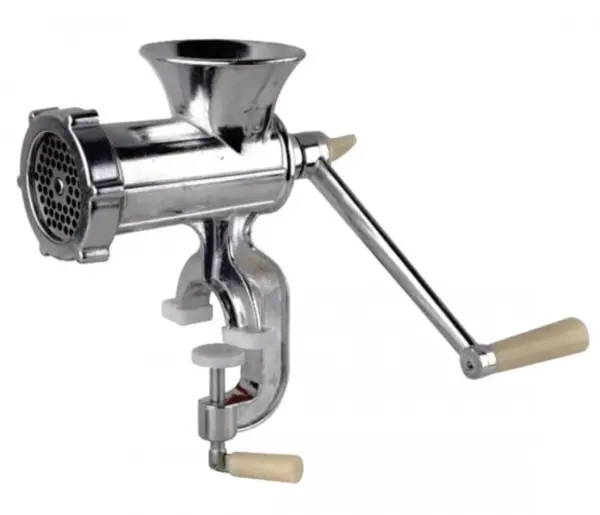 Masina tocat carne manuala nr 10 aluminiu 1165g model 2 Lider MX970