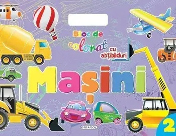 Masini. Bloc de colorat cu abtibilduri/***