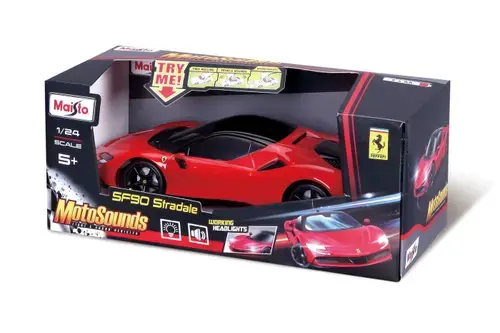 Masinuta cu sunete si lumini Maisto Ferrari SF90 Stradale, 1 la 24