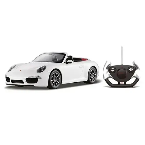 Masinuta cu telecomanda Rastar RC - Porsche 911 Carrera S, 1:12, Alb
