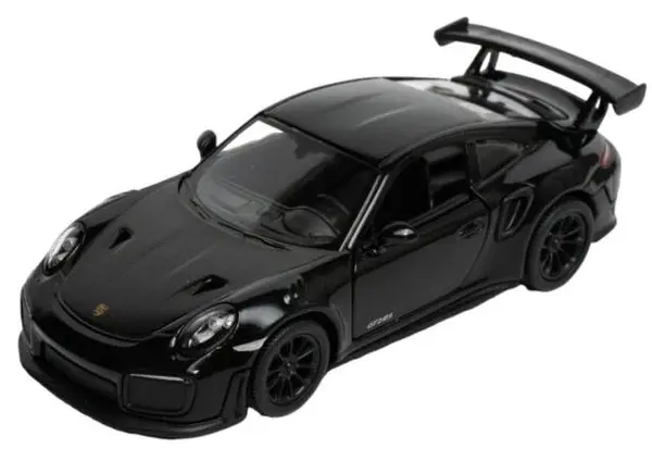 Mașinuță de metal Kinsmart - Porsche 911 GT2 RS, 1:36, negru