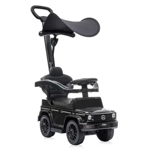 Masinuta de teren Lorelli Mercedes-Benz G350D, maner parental, copertina (Negru)